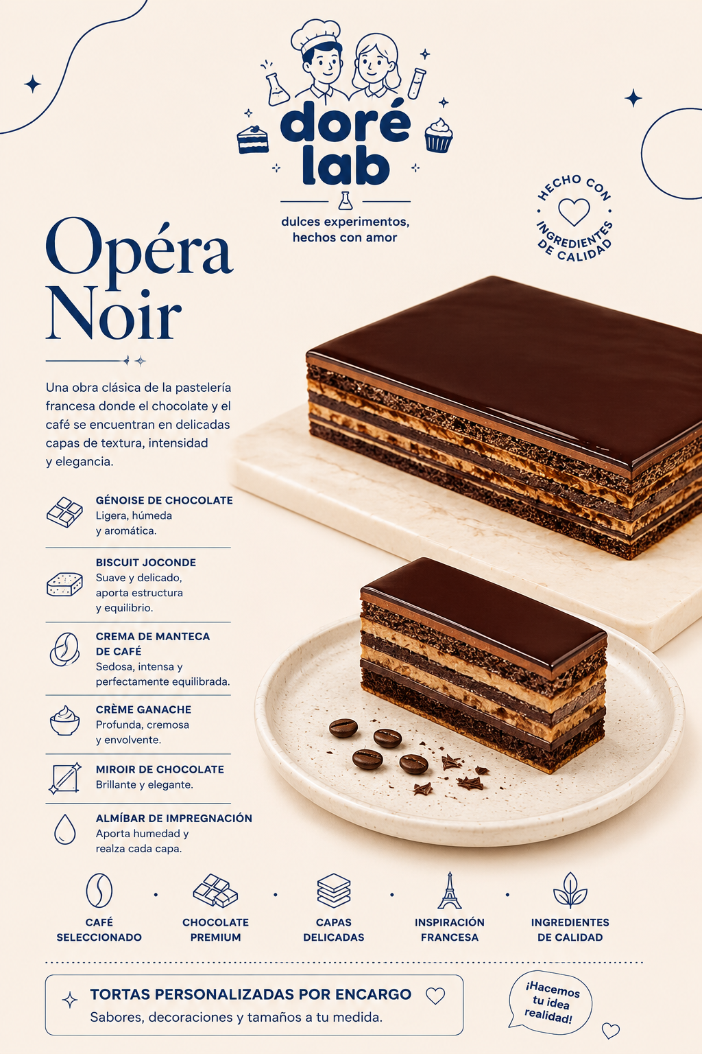 Torta Ópera Noir