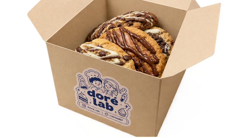 Box de cookies Doré Lab